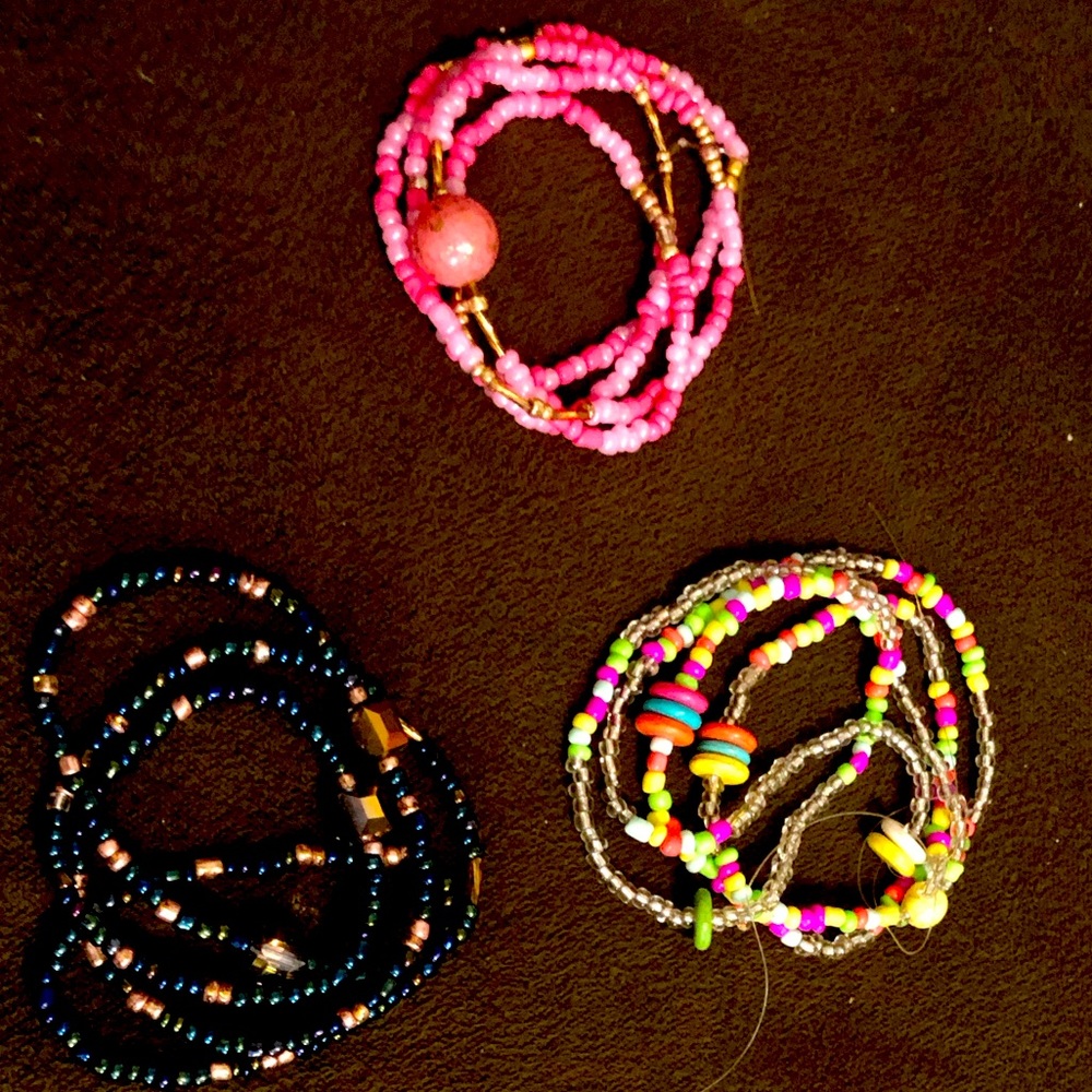 Waist beads unique handmade , weight loss technique
